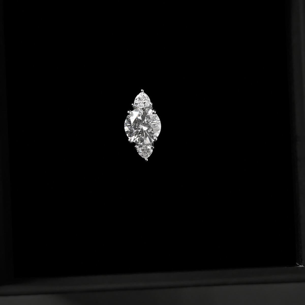 Moissanite Solitaire Ring with Platinum Overlay D Colour VVS
