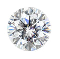 2 Ct Moissanite Clear White VVS D Color Round Brilliant Cut