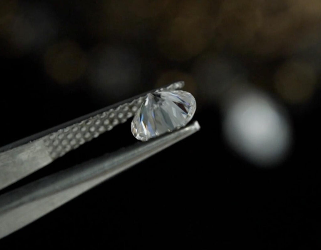 1 Ct Moissanite Clear White D VVS Round Brilliant Cut